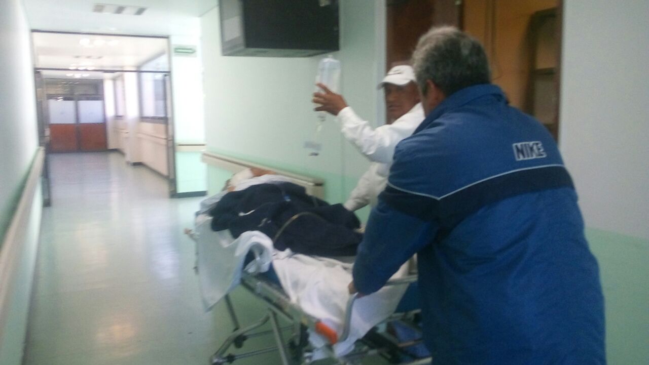 Septuagenario es trasladado a hospital regional